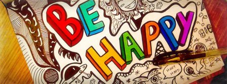 Be Happy And Smile Facebook Covers