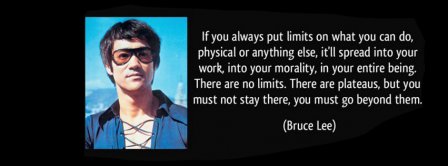 Beyond Limits Bruce Lee Facebook Covers