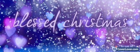 Blessed Christmas  Facebook Covers