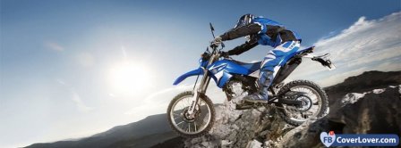 Blue Motorbike 2  Facebook Covers
