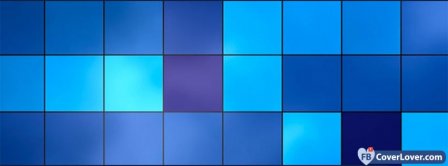 Blue Squares A8   Facebook Covers