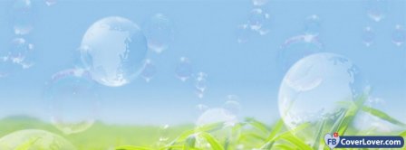 Bubbles Nature Facebook Covers