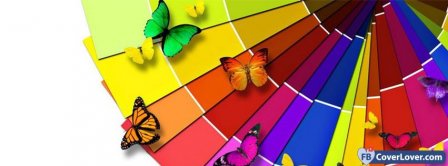 Butterflies Colors Facebook Covers