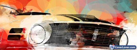 Mustang Car Art Facebook Covers