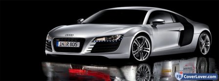 Grey Audi R8  Facebook Covers