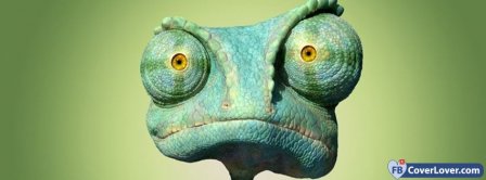 Green Chameleon  Facebook Covers