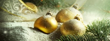 Christmas Ornaments Facebook Covers