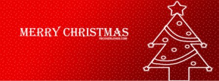 Christmas Ornaments Red Tree Facebook Covers