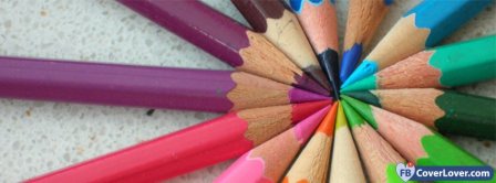 Color Pencils Facebook Covers