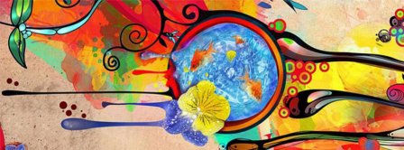 Colorful Abstract Facebook Covers