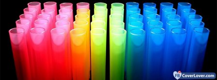 Colorful Tubes  Facebook Covers