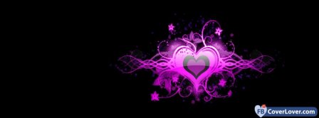 Colorful Cool Heart 4  Facebook Covers