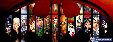 Batman Vilains   Facebook Covers