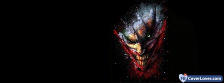 Bloody Joker Face Facebook Covers