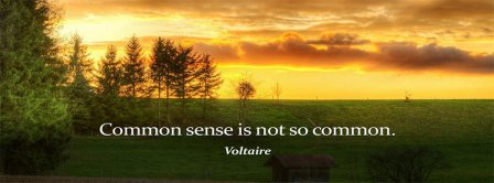Common Sense Voltaire Facebook Covers
