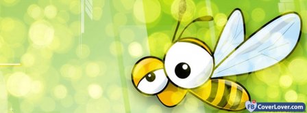 Cute Honey Bee Bzz  Facebook Covers