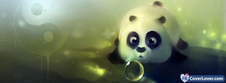 Cute Panda  Facebook Covers