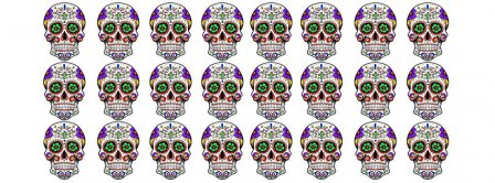 Day Of The Dead Skulls Facebook Covers