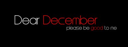 Dear December Facebook Covers