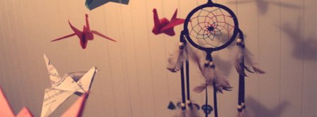 Dreamcatcher And Paper Brids Facebook Covers