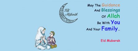 Eid Mubarak Facebook Covers