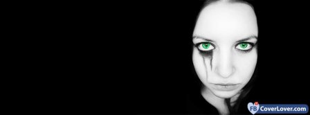 Green Eye Girl  Facebook Covers