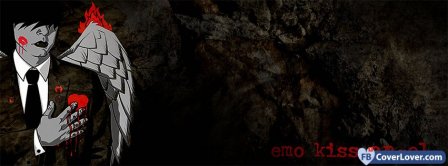 Emo Kiss Angel  Facebook Covers