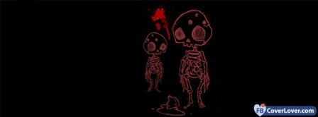 Red Skeletons  Facebook Covers