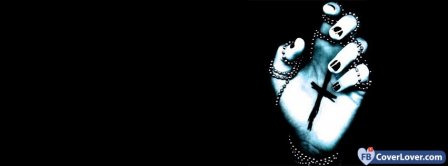 Emo Hand Cross  Facebook Covers