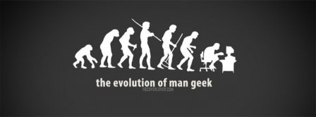 Evolution Of Man Geek Facebook Covers