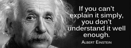 Explain Simply Albert Einstein Quote Facebook Covers
