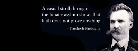 Faith Quote Friedrich Nietzsche Facebook Covers