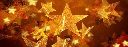 Five Pointed Star Christmas Ornaments Facebook Covers