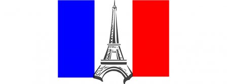 French Flag Eiffel Tower Facebook Covers