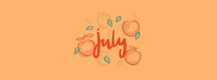 Fruity July Facebook Covers