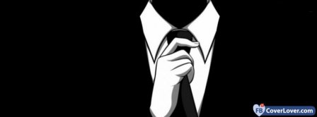 Anonymous Suit  Facebook Covers