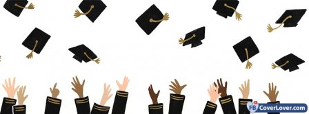 Graduation Hats Off Facebook Covers