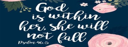 God Is Within Her Facebook Covers