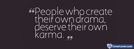 Good Karma Quote Facebook Covers