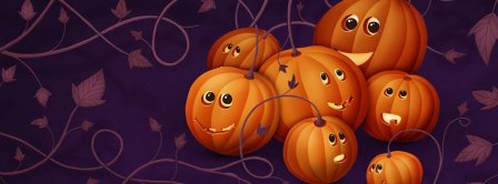 Halloween Cute Pumpkins Facebook Covers