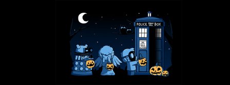 Halloween Doctor Who Facebook Covers