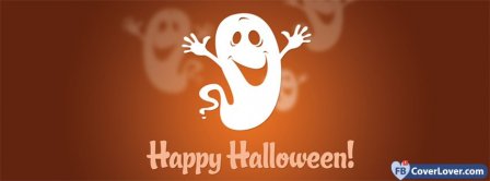 Halloween Funny Ghost 1 Facebook Covers