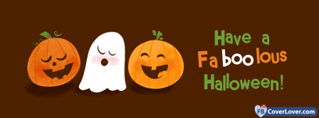 Halloween Funny Ghost 2 Facebook Covers