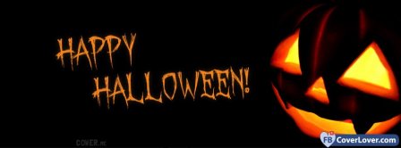 Halloween Scary Pumpkin Facebook Covers