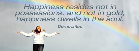 Hapiness Quote Facebook Covers