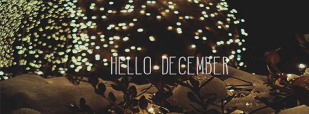 Happy December Lights Facebook Covers