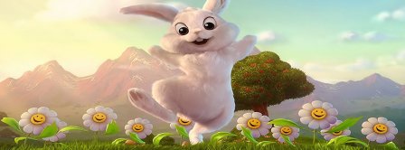 Happy Easter Bunny Facebook Covers