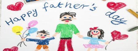 Happy Fathers Day Drawing Facebook Covers