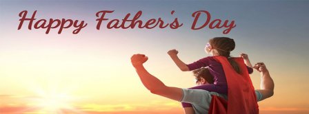 Happy Fathers Day Super Heros Facebook Covers