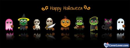 Happy Halloween Cartoon 1 Facebook Covers